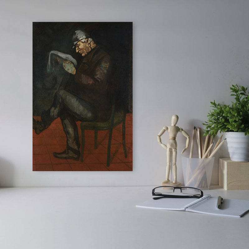 The Painters Father, Louis-Auguste Cézanne, C.1865 Contemporary Portrait Wall Art Print by Paul Cezanne - Wrapped Canvas Print