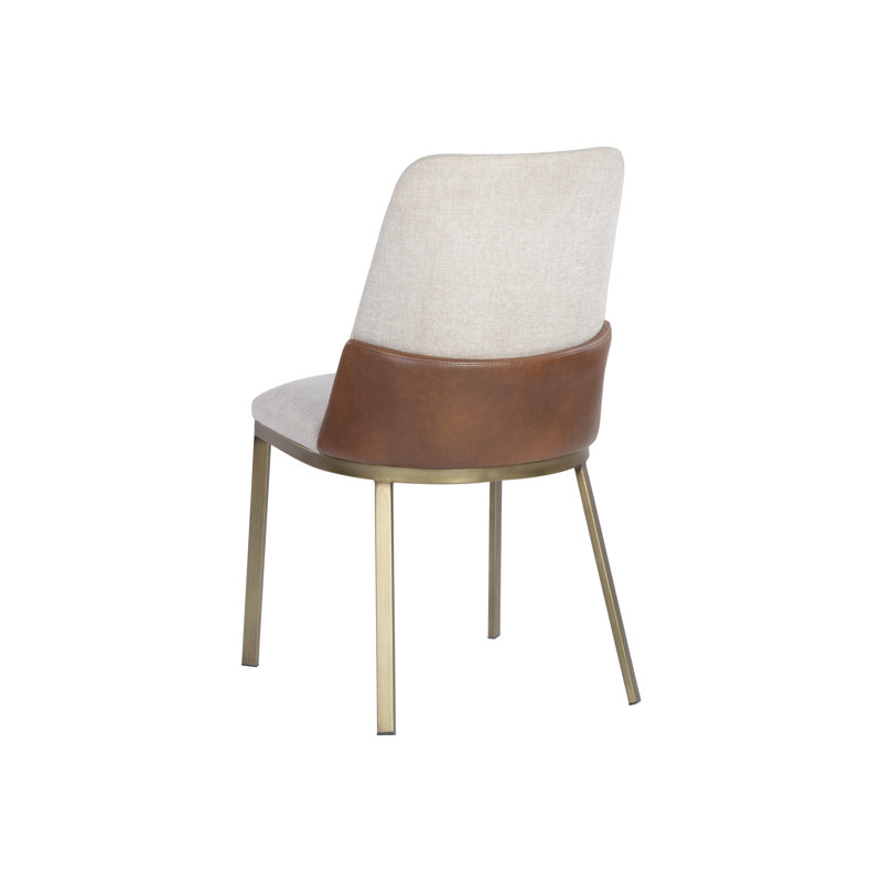 Marie Upholstered Dining Chair, Taupe