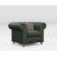 Melrose 115Cm Wide Tufted Genuine Leather Armchair-118216879-118216877