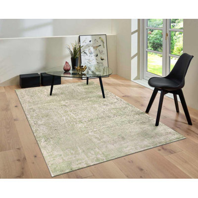 Tapis rectangulaire rectangulaire en soie Chantall de conception unique 3 pi x 5 pi Chantall