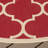 Arneshia Geometric Red/Beige Indoor/Outdoor Area Rug-445976676