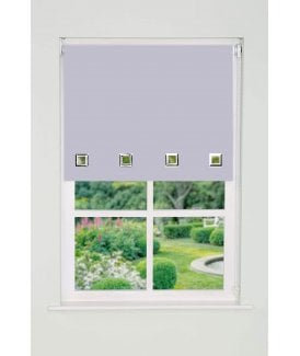 Semi Sheer Roller shade, White, 80cm W x 165cm L
