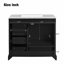 Meuble-lavabo traditionnel 36 "avec lavabo en céramique-725860905