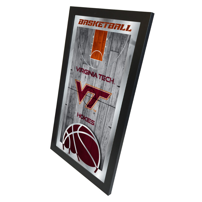 « basket mirror », impression encadrée NCAA, Virginia Tech