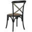 Chaise d'appoint à dossier en croix Deason-1234338135