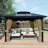 Aoodor Replacement 4-Panel Gazebo Sidewall Curtains-121327731-121327729