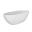 Baignoire de trempage autoportante 71 po. X 30,4 po. Blanche matte-117327845-119749313