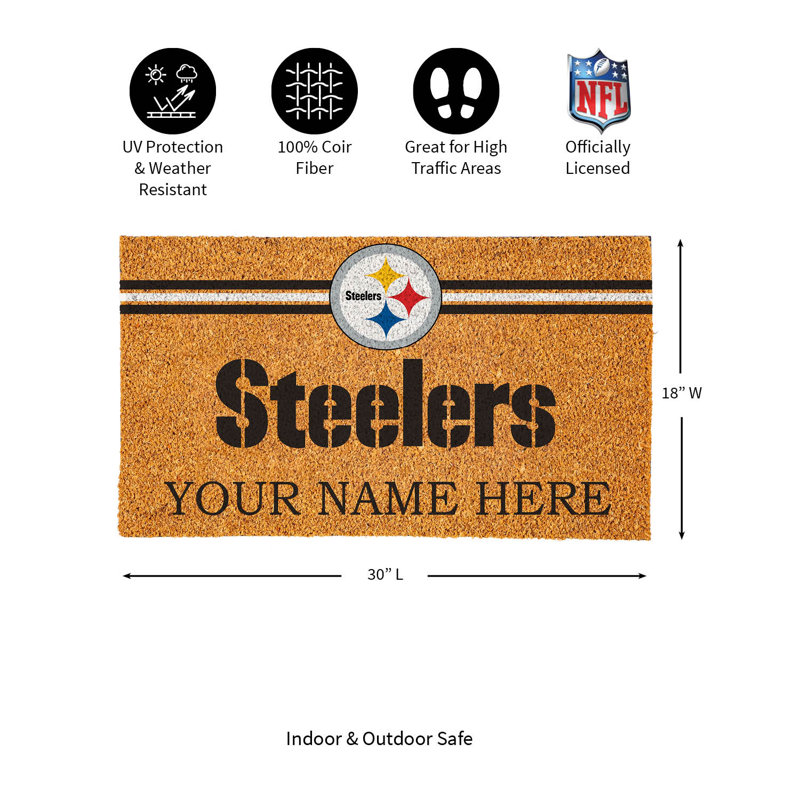 Paillasson Sundoir, NFL Pittsburgh Steelers, Oui