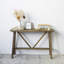  Console en bois massif Fawaka standard de 43 po de largeur, couleur naturelle-1646049035