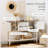 45.25'' Solid Wood Top Console Table
