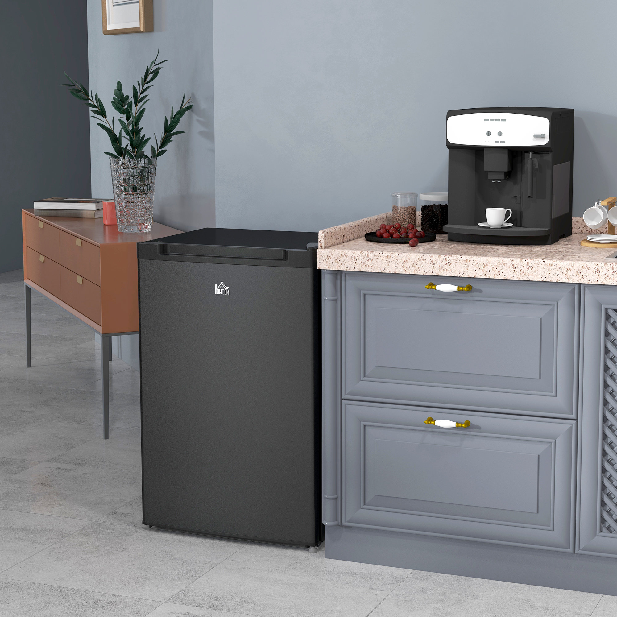 HomCom 3 Cubic Feet Freestanding Beverage Refrigerator | Wayfair