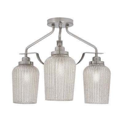 Plafonnier semi-encastré 3 lumières Odyssey