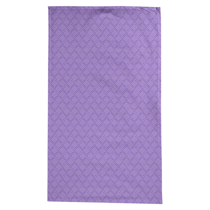 Leffel Square Maze Tablecloth, Purple