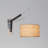 Talea Solid Wood Swing Arm Sconce-25148663-25195820