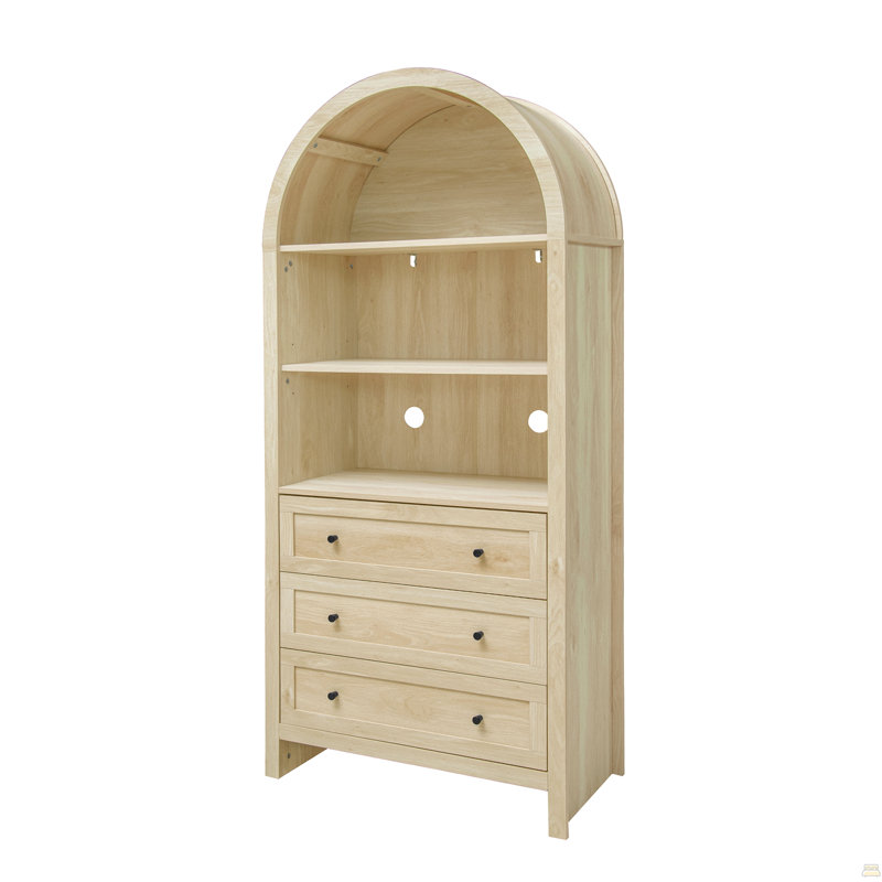 Garde-manger arqué, armoires de rangement en bois