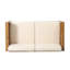 Ensemble de causeuse et table basse avec coussins Miller-682285442