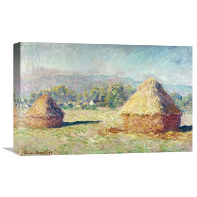 " Two Haystacks " by Claude Monet