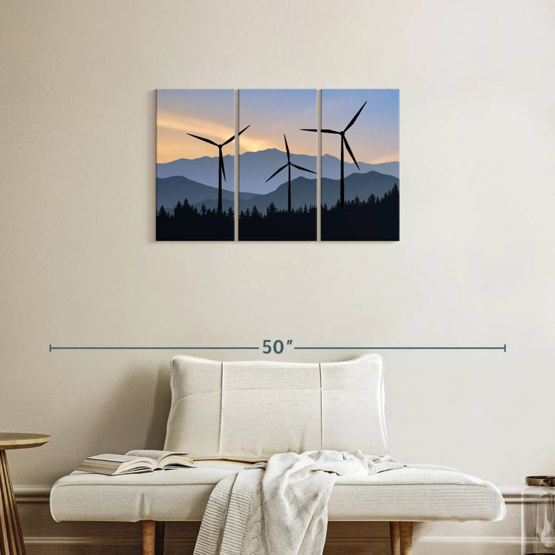 Éoliennes Lilie Forest, H 20 po x l 33 po