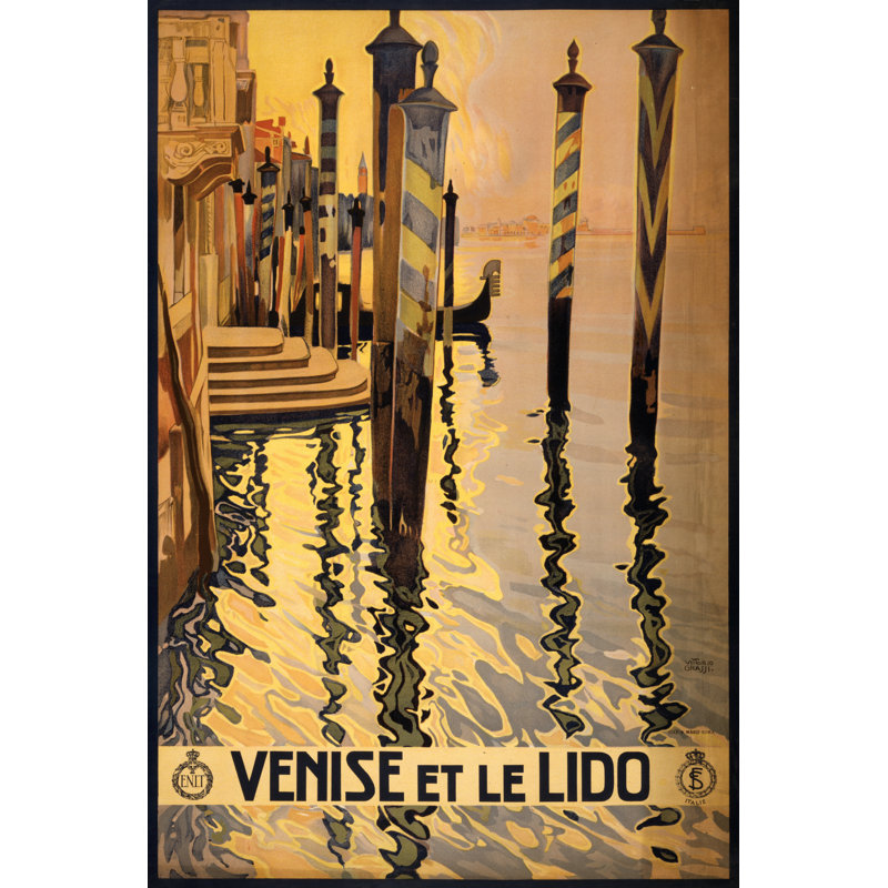 See Venise Et Le Lido - Wrapped Canvas Painting, 122cm H x 81cm W