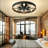 6 Lights Flush Mount Wheel Ceiling Light-2101403792-2131833643