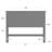 Chalco Solid Wood Headboard With Chamfer-260401467-260401464