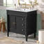 Meuble-lavabo simple 30 po avec comptoir en céramique-1044616706-1044616719