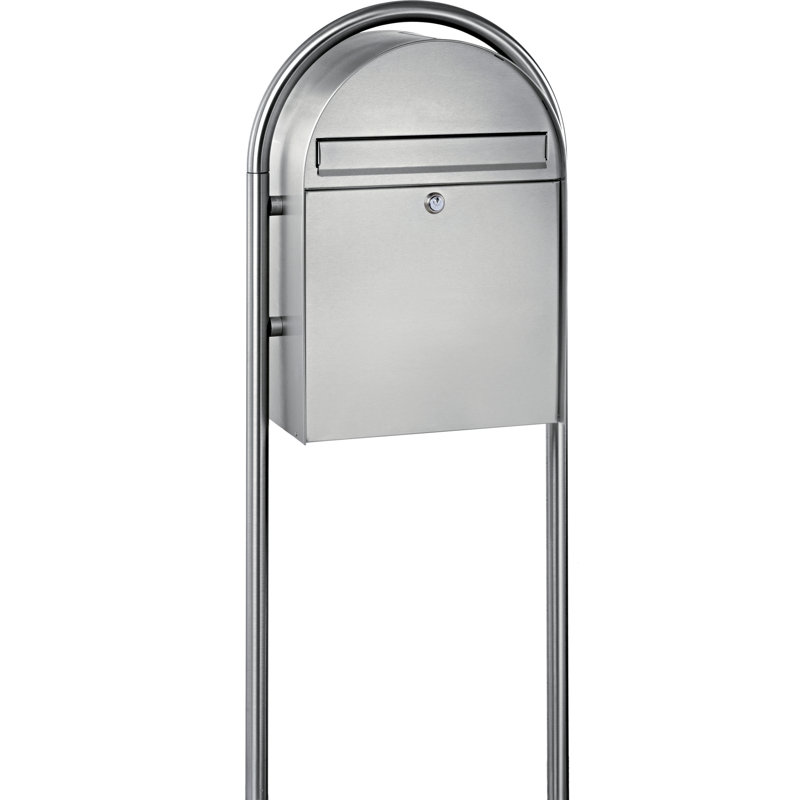 Nordic Post Box Stand - Stainless Steel, 150cm H x 44.3cm W x 5cm D