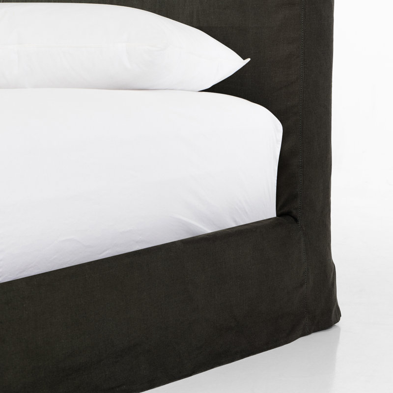 Daphne Upholstered Bed, Queen, Brussels Pine