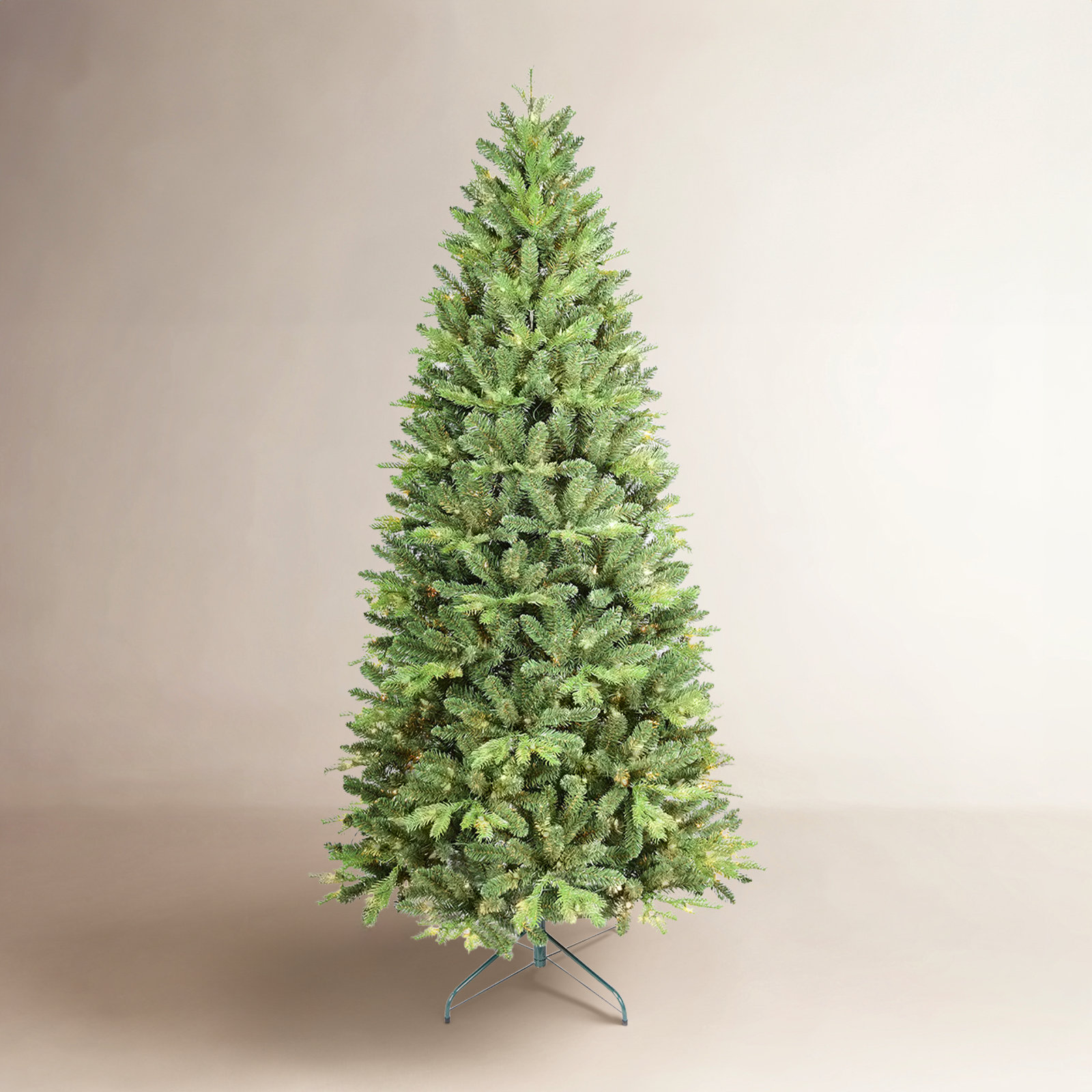 Pencil 9' Pre-Lit Spruce Christmas Tree, 9'
