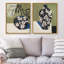 Noir Vase Set High-Gloss Frameless Acrylic Glass Wall Art Floral & Botanical Print by Oliver Gal, Ready to Hang, 16 x 20-616703095-724940600