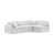 White Linen Textured Fabric selected