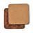 Pimpernel Walnut Burlap Coasters 4"X 4"
