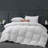 White Goose Feather Down Comforter – All-Season Plush Baffle Box Comforter with 100% Cotton Cover-1760583410