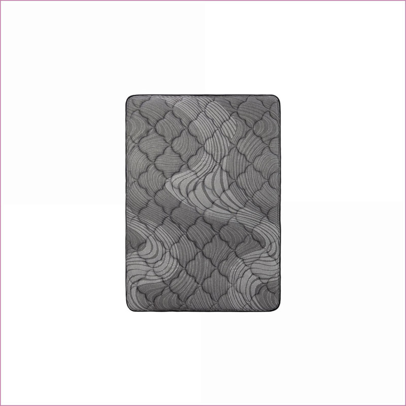 Matelas grand matelas à ressorts ensachés en mousse à mémoire de forme 14 po | Mousse et ressort | Gris clair, Grand lit