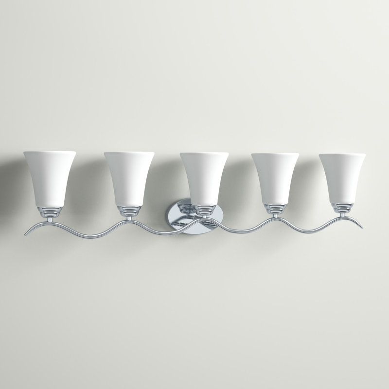 Lavalley 5 - Light Dimmable Vanity Light, Polished Chrome
