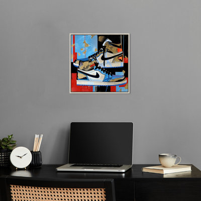 Primary Sneakers Man Cave Artwork by Notoriart
