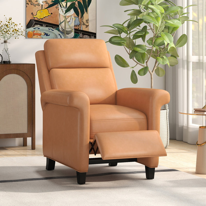31.1" Wide Classic Premium Breathable Faux Leather Push Back Recliner (Set of 3)