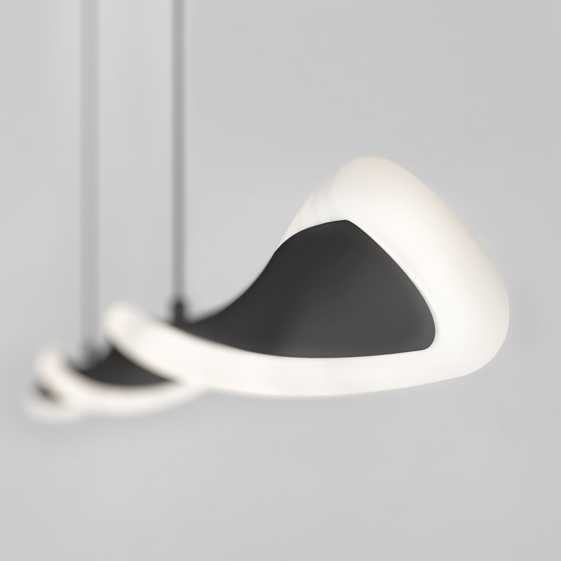Kameya 1 - Light Matte Black LED Sphere Pendant