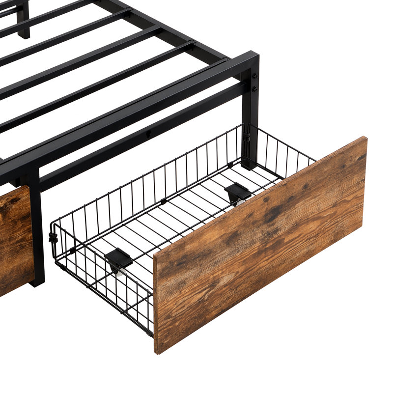 Cocuzzo Storage Bed, Double (4'6)