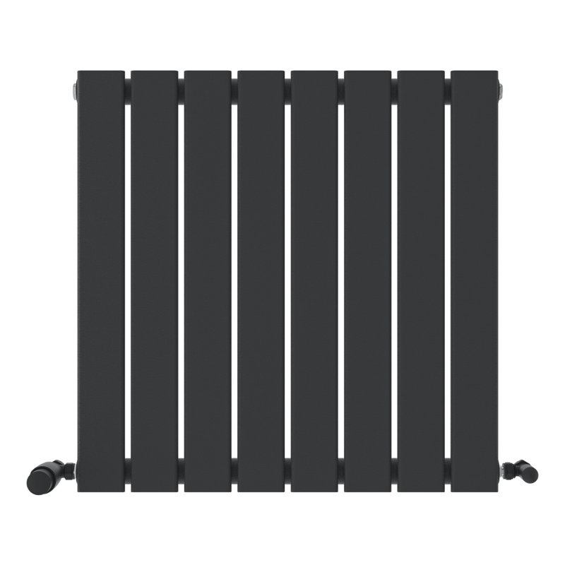 iBathUK Apex Horizontal Radiator, Single Panel Radiators, 600- Slim Radiator, 60cm H x 60.8cm W x 52cm D