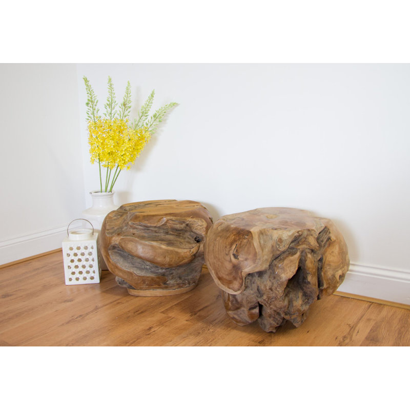 Ilya Solid Wood Accent Stool