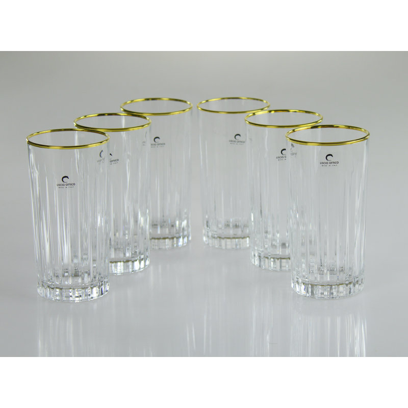 Theressa 15 oz. Ensemble de verres Highball