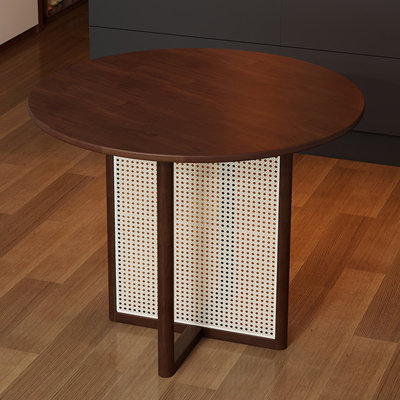 Walnut Round Solid Wood Dining table