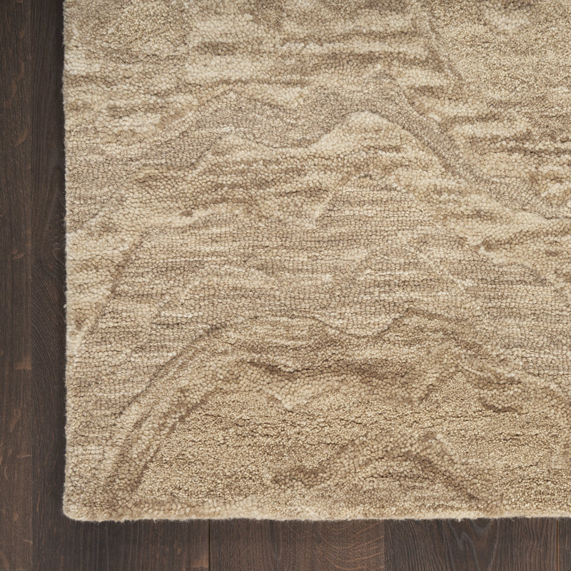 Cahide Abstract Handmade Area Rug, Rectangle 160 x 221cm