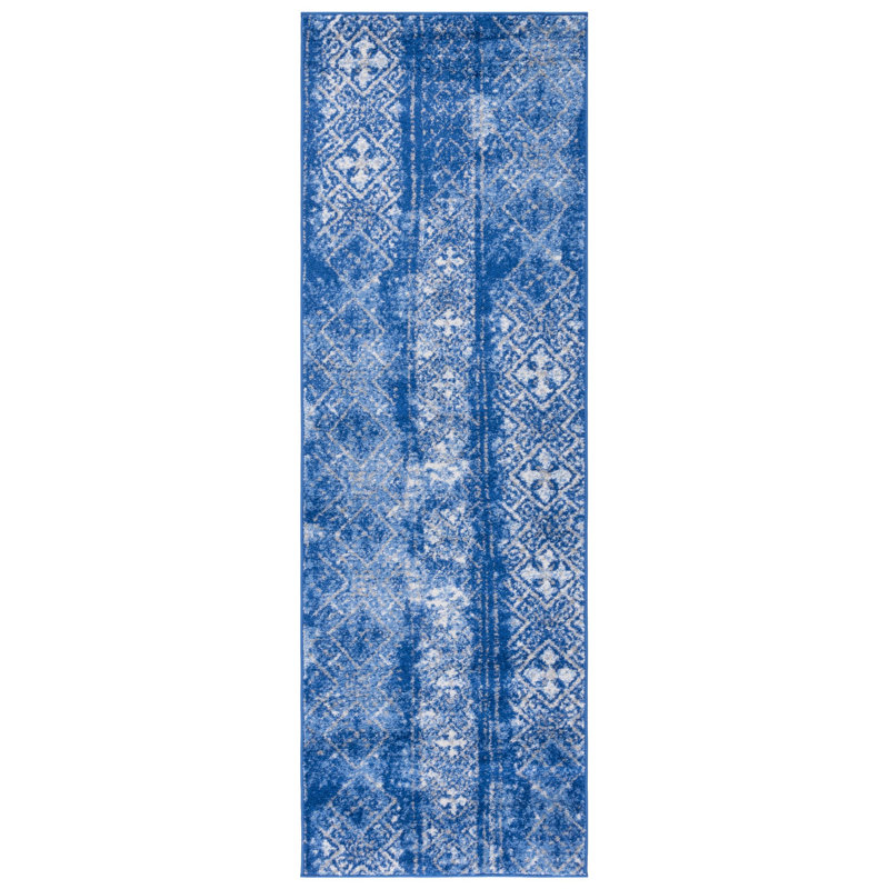 Nicarla Performance Geometric Rug, Runner 2'6" x 10'