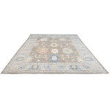 Oushak Collection, Transitional One-of-a-Kind Rectangle 8'1" X 10'1" Hand Knotted Area Rug