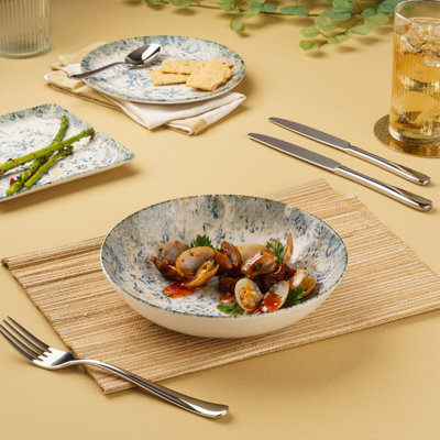 Cruise-Palma Premium Porcelain Vital Coupe Round Deep Plate, 8.3" | Microwave & Dishwasher Safe