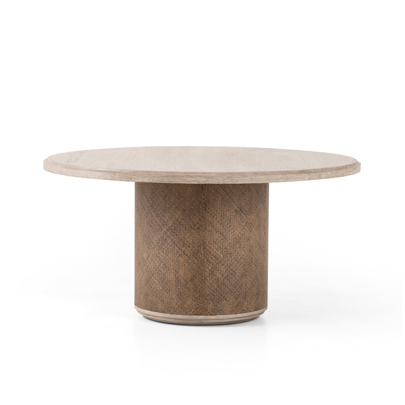 Table de salle à manger à piédestal 60 po Sravani