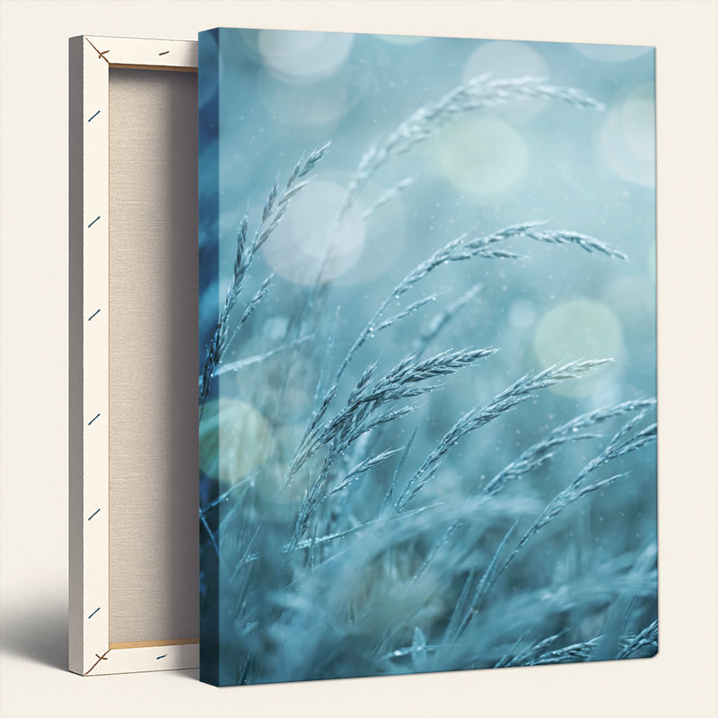 Ensemble de 1 tableau sur toile Blue Grass, 48"H x 32"W, Wrapped Canvas
