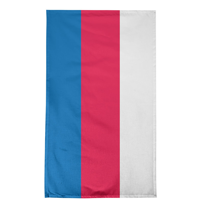 Tea Towel Kitchen Towel, Blue/Red/White, Cotton Blend